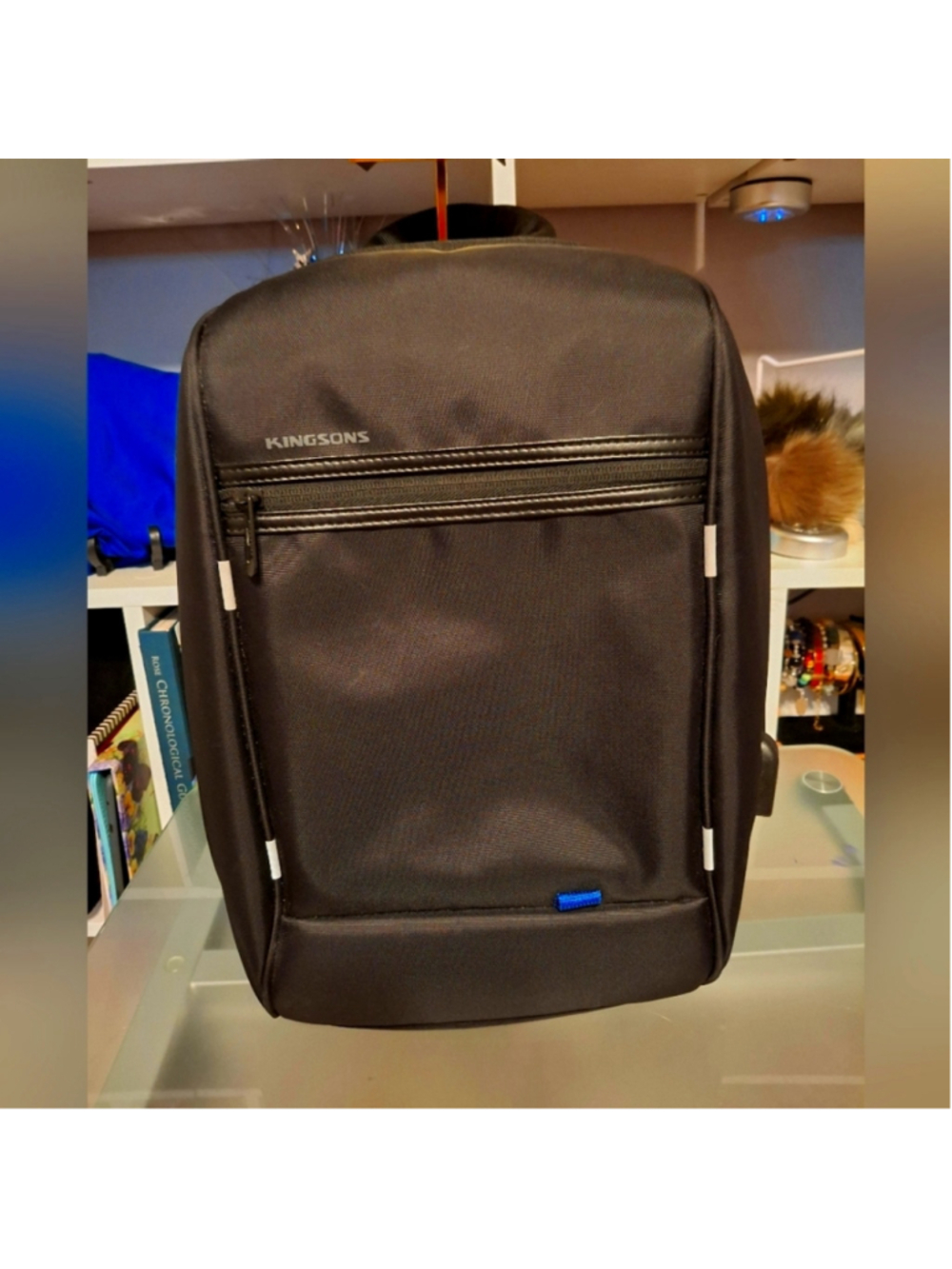 Kingsons Black Backpack for Men Or Women's
